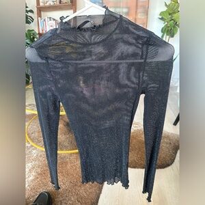 Sparkly Sheer Shirt